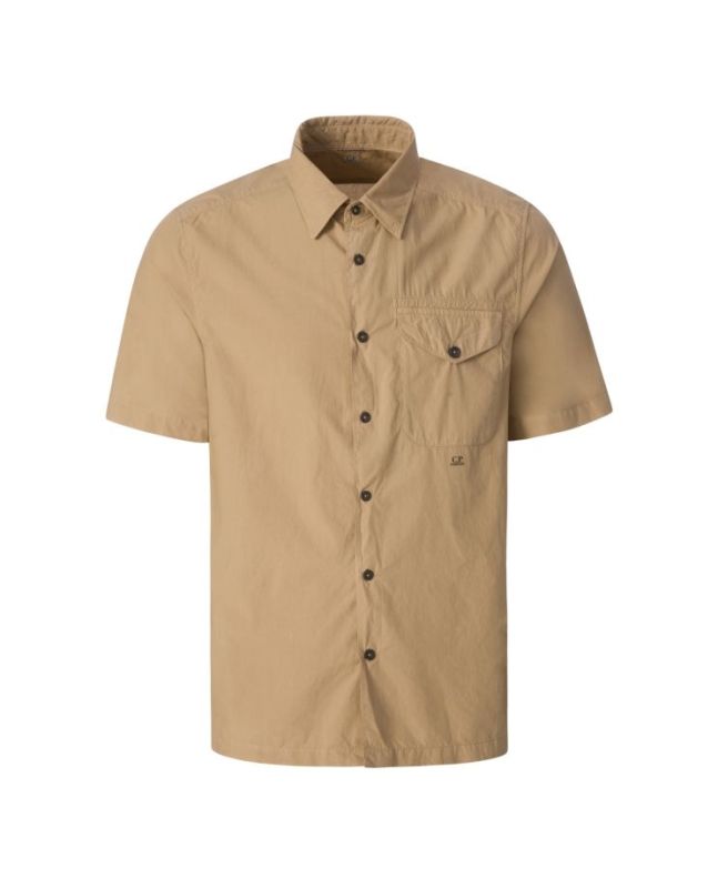 spezial madrid C.P. Company Popeline Pocket Shirt Cobblestone Últimos 3 días