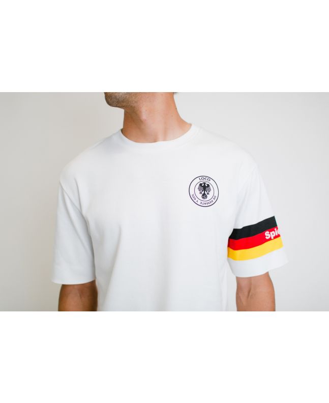 spezial madrid Loco Over Spielführer Tee White Oferta especial de fábrica