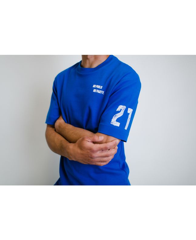 spezial madrid Loco Over Pirlo Tee Blue Promoción trimestral