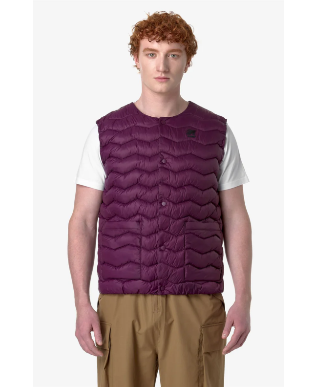 spezial madrid K-Way Valty Quilted Warm Diemme Gilet Violet Purple Liquidación