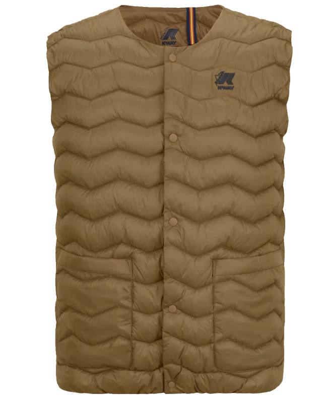 spezial madrid K-Way Valty Quilted Warm Diemme Gilet Brown Corda Envío internacional gratuito