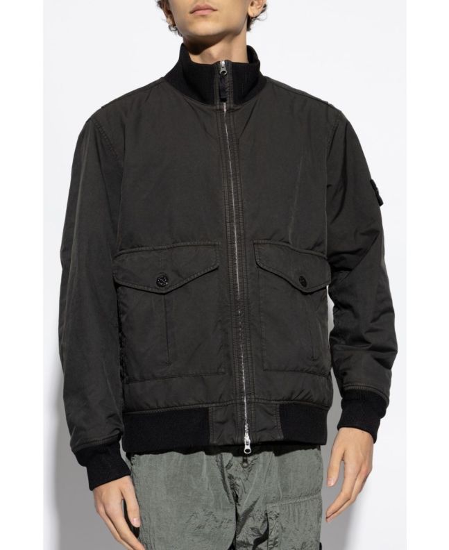 spezial madrid Stone Island 41849 David-TC Bomber Jacket Lead Grey En oferta
