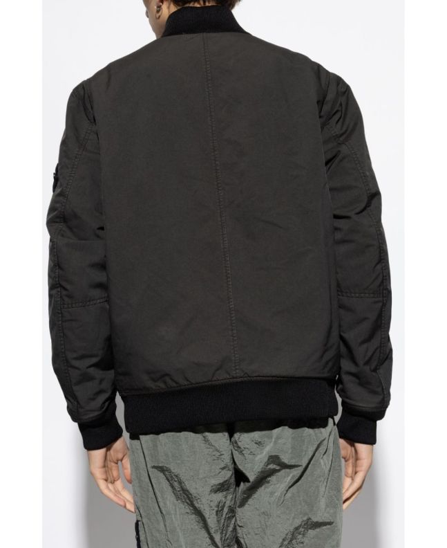 spezial madrid Stone Island 41849 David-TC Bomber Jacket Lead Grey En oferta