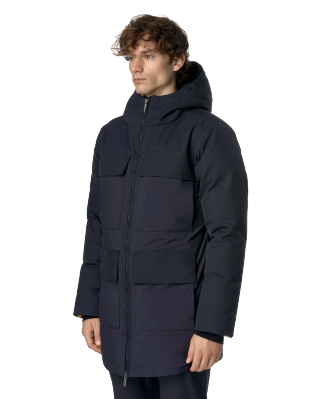 spezial madrid K-Way Hodel Fabric Mix Jacket Blue Depth Libre de impuestos