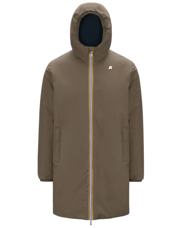 spezial madrid K-Way Jacob ST Warm Reversible Jacket Brown & Blue Rebajas de fin de temporada