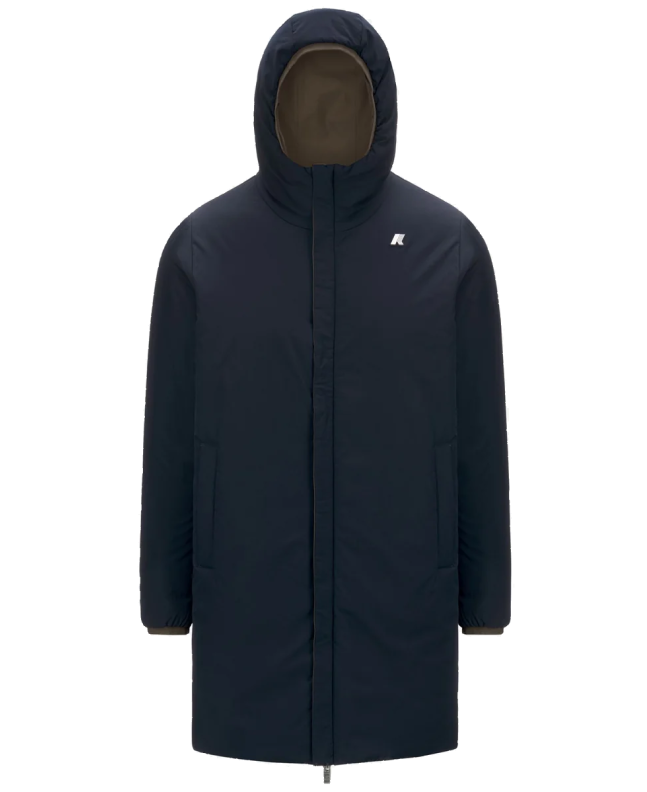 spezial madrid K-Way Jacob ST Warm Reversible Jacket Brown & Blue Rebajas de fin de temporada