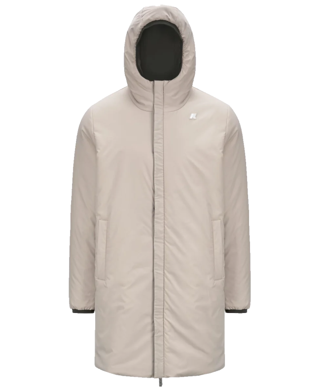 spezial madrid K-Way Jacob ST Warm Reversible Jacket Green & Beige Precio ultrabajo