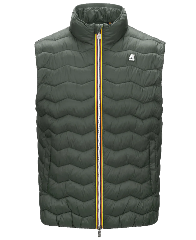 spezial madrid K-Way Valen Quilted Warm Vest Green Blackfish Devoluciones gratuitas