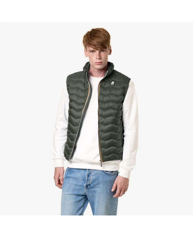 spezial madrid K-Way Valen Quilted Warm Vest Green Blackfish Devoluciones gratuitas
