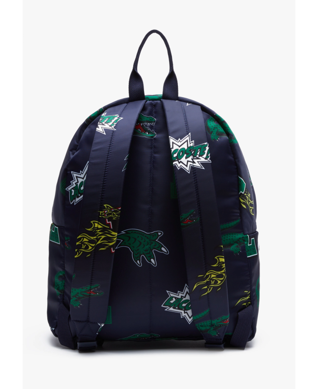 spezial madrid Lacoste Holiday Backpack Comic Print Navy Ventas relámpago