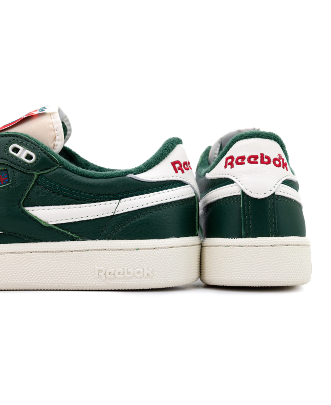 spezial madrid Reebok Club C Revenge Vintage Sneakers Dark Green Chalk & Neon Cherry Descuentos del mes