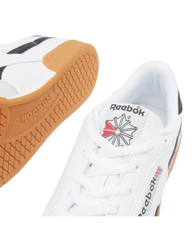 spezial madrid Reebok Club C Revenge Vintage Sneakers White Black & Gum Última moda