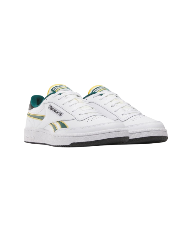 spezial madrid Reebok Club C Revenge Sneakers White Kinetic Blue & Unleashed Green Ofertas especiales
