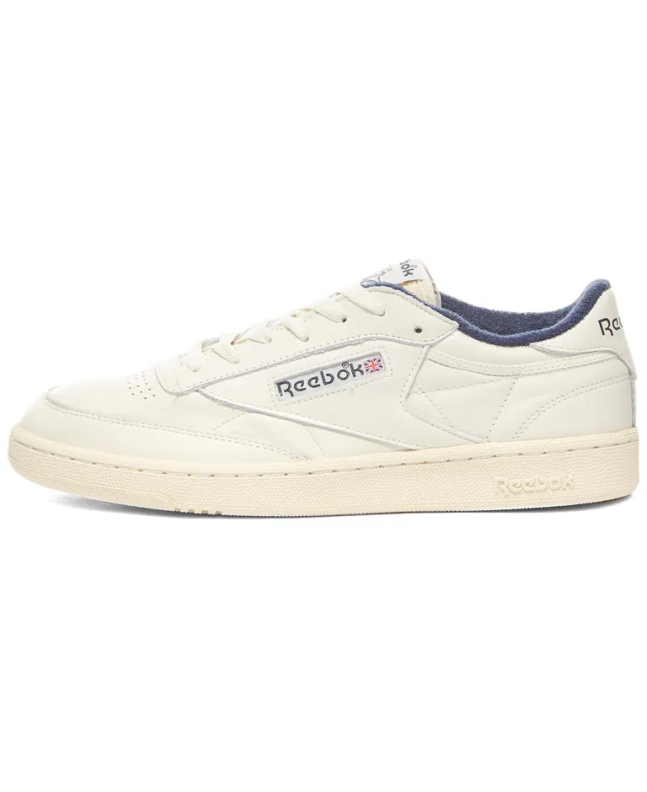 spezial madrid Reebok Club C 85 Vintage Sneakers Chalk Alabaster & Navy Grandes ahorros