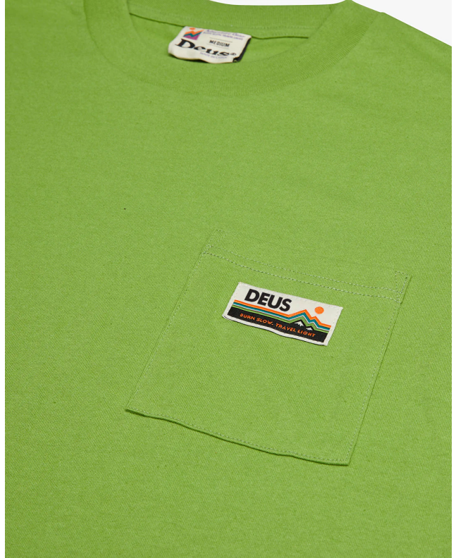spezial madrid Deus Ex Machina Tango Pocket Tee Camp Green Outlet online
