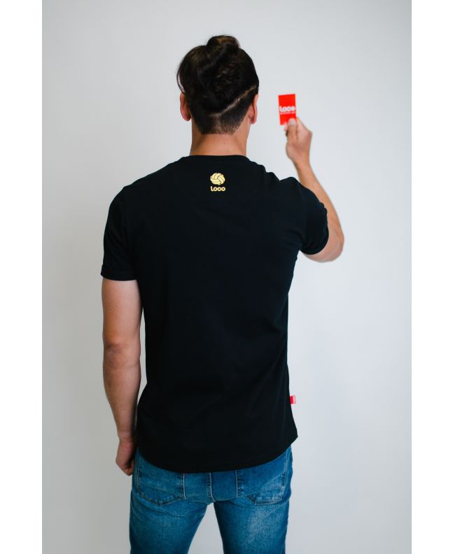 spezial madrid Loco Expelled Tee Black & Yellow Descuento