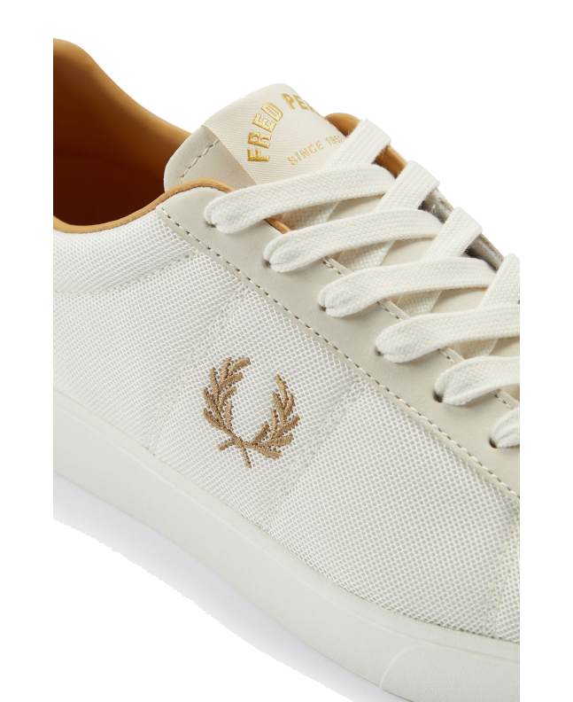 spezial madrid Fred Perry Authentic Spencer Mesh Nubuck Snow White Oferta especial
