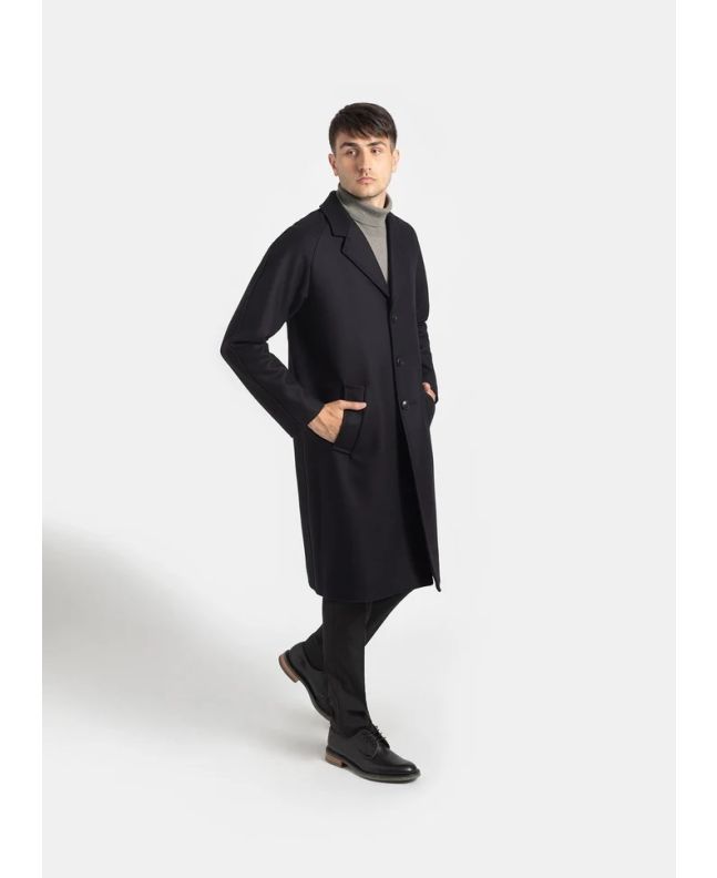 spezial madrid Gloverall New Chesterfield Refined Overcoat Navy Últimos 2 días