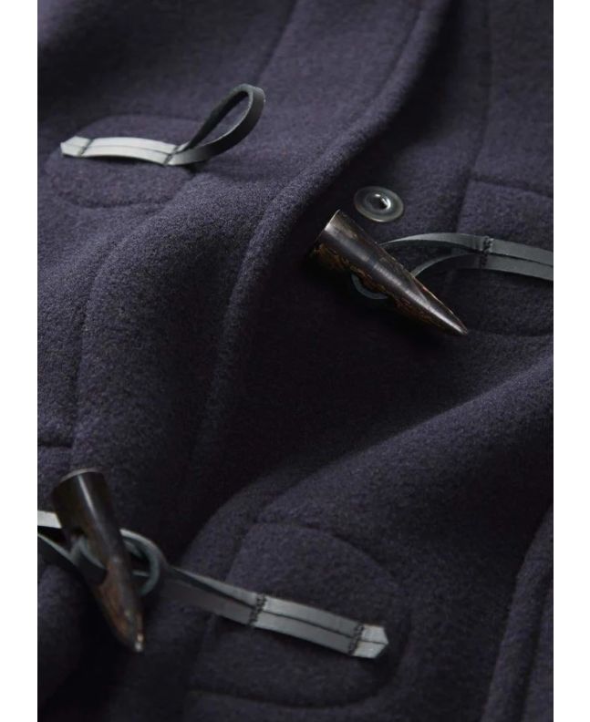 spezial madrid Gloverall Morris Duffle Coat Navy Royal Stewart Último día