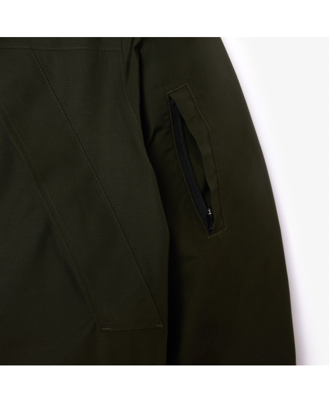 spezial madrid Lacoste Waterproof Padded Parka Khaki Green Promoción por tiempo limitado