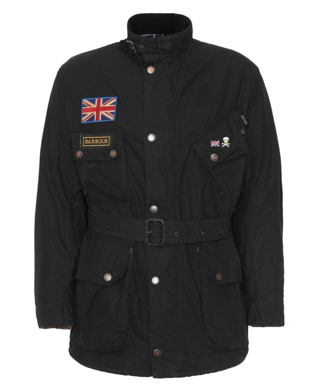 spezial madrid Barbour International Steve McQueen 60th Anniversary Waxed Jacket Black Promoción trimestral