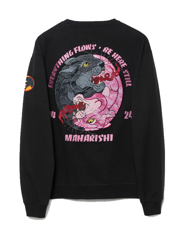 spezial madrid Maharishi Duality Phanter Crew Sweat Black Solo queda un día
