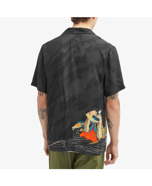 spezial madrid Maharishi Cyber Eskeleton Camp Collar Shirt Multi Envío internacional gratuito