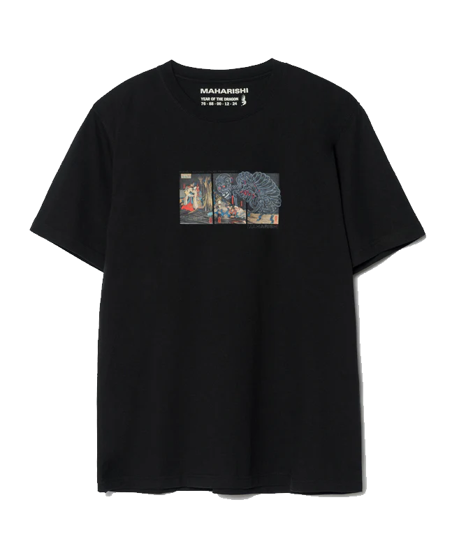 spezial madrid Maharishi Ciber Skeleton Tee Black