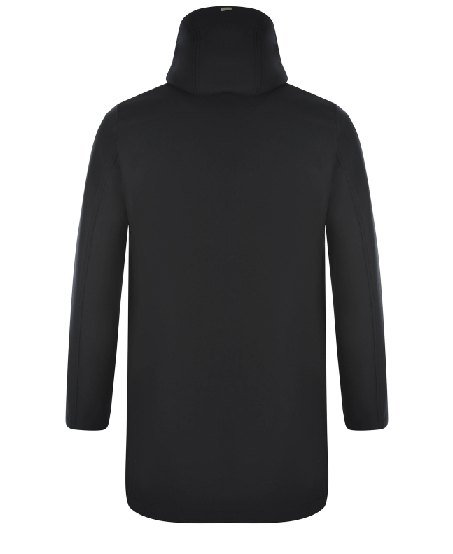 spezial madrid Herno Wool Blend Parka Navy Blue Oferta exclusiva