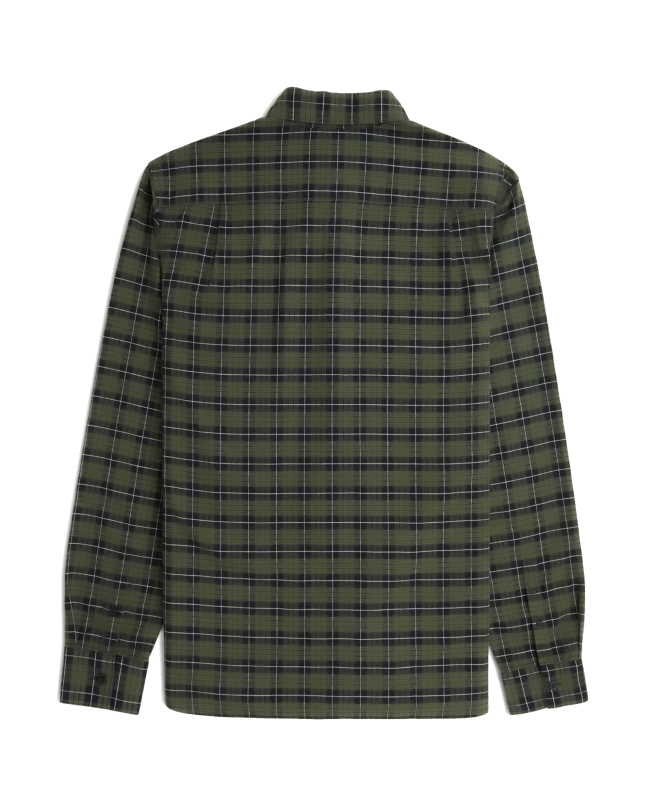 spezial madrid Fred Perry Tartan Oxford Shirt Green Última moda