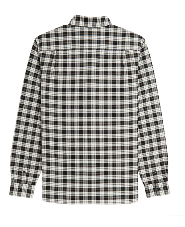 spezial madrid Fred Perry Tartan Oxford Shirt Ecru Descuento por venta flash