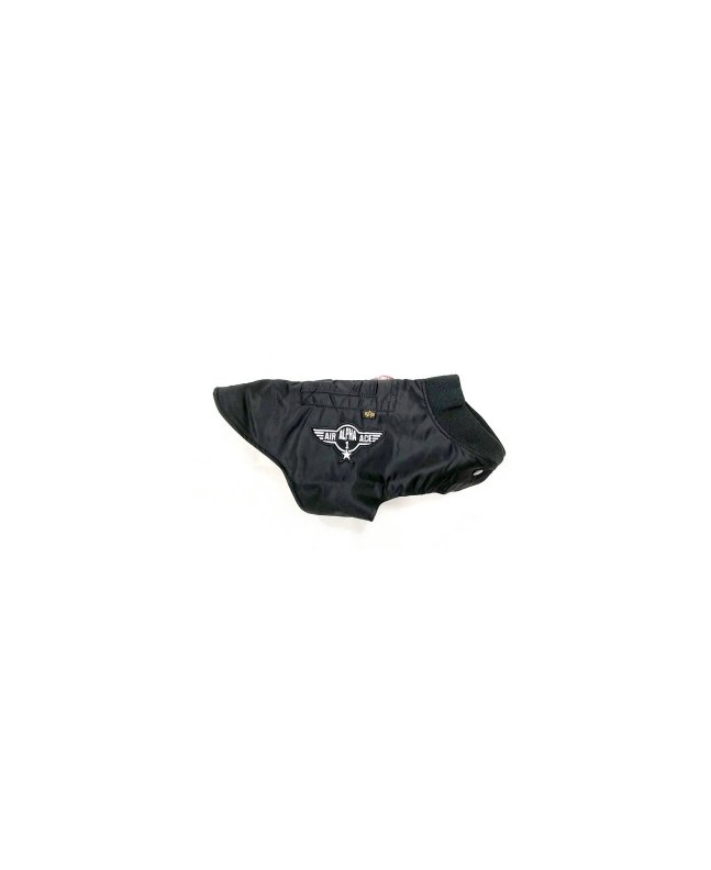 spezial madrid Alpha Industries Dog Nylon Flight Jacket Black Rebajas de fin de temporada