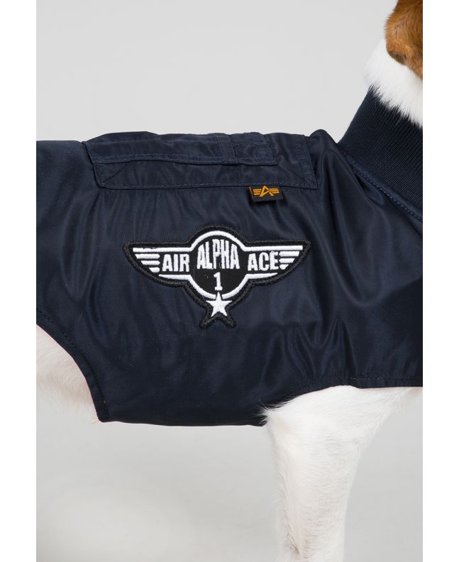 spezial madrid Alpha Industries Dog Nylon Flight Jacket Black Rebajas de fin de temporada