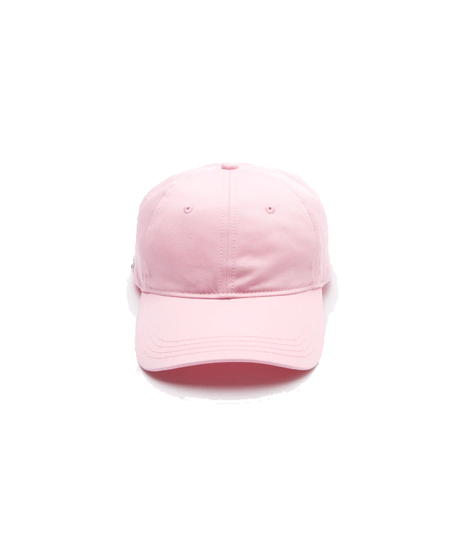 spezial madrid Lacoste Contrast Strap Cotton Cap Pink Descuento