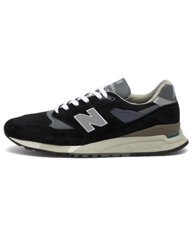 spezial madrid New Balance U998BL - Made in USA Black Solo queda un día