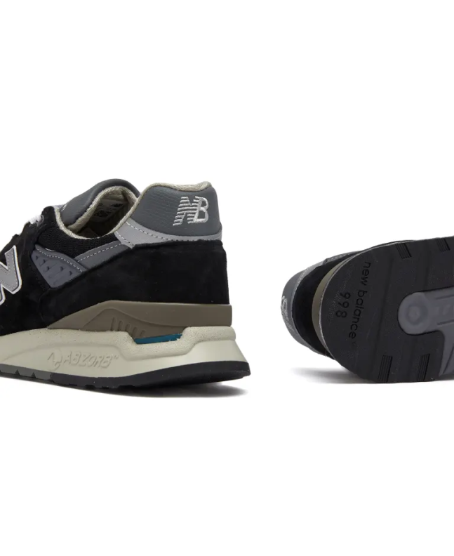 spezial madrid New Balance U998BL - Made in USA Black Solo queda un día