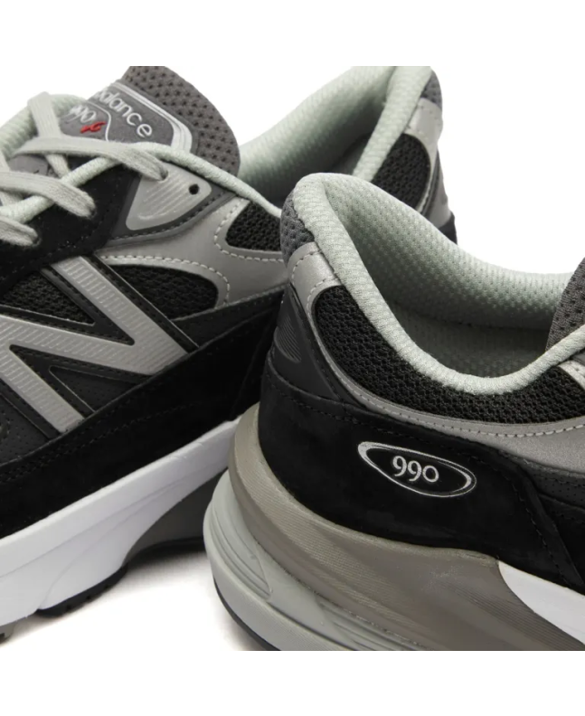spezial madrid New Balance M990BK6 - Made in USA Black & White Grandes descuentos