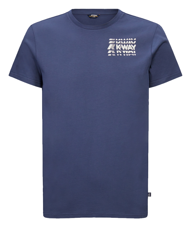 spezial madrid K-Way Odom Multiple Lettering Blue Indigo Ofertas especiales