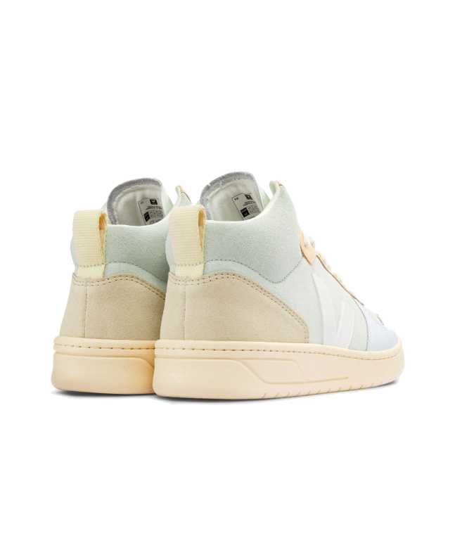 spezial madrid Veja V-15 Suede Jade White Multico Rebajas de fin de temporada