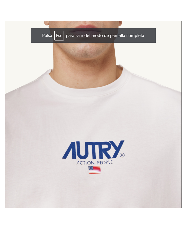 spezial madrid Autry Iconic Action Tee White Outlet online