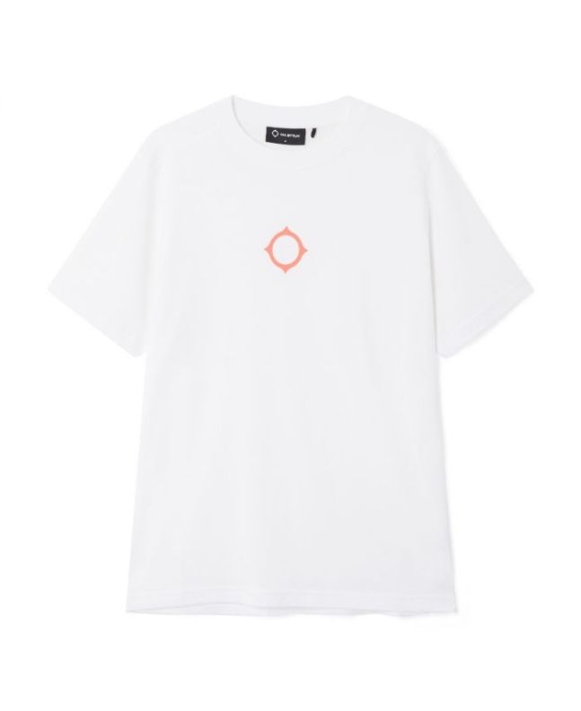 spezial madrid MA.Strum Compass Print Tee Optic White Rebajas baratas