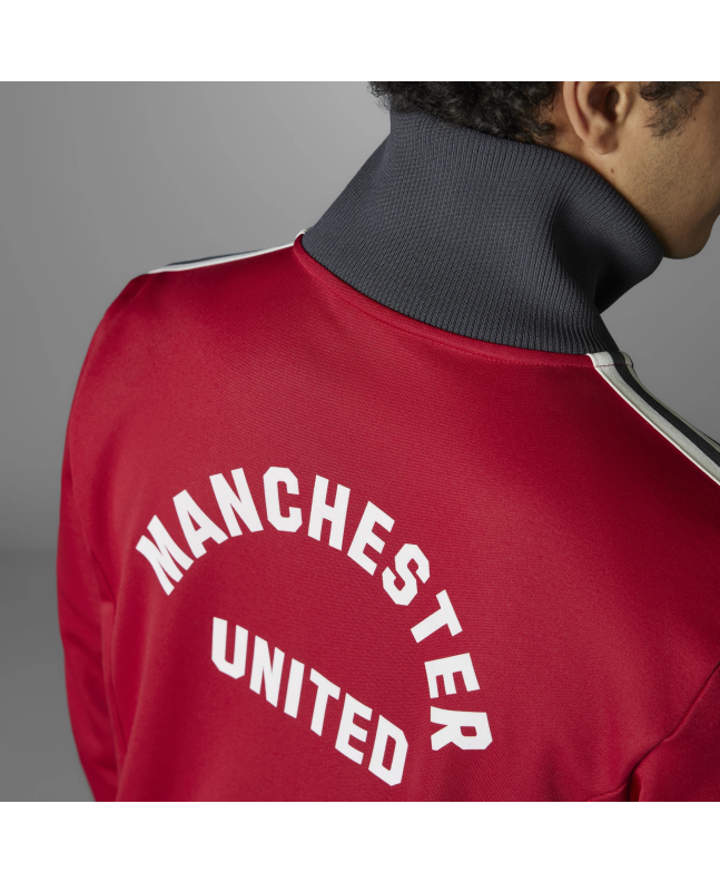 spezial madrid Adidas Manchester United Beckenbauer Track Top Red Oferta especial