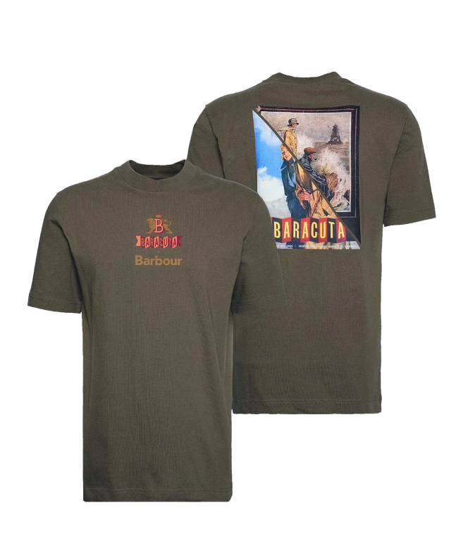 spezial madrid Barbour x Baracuta Archives Tee Uniform Green Envío gratis