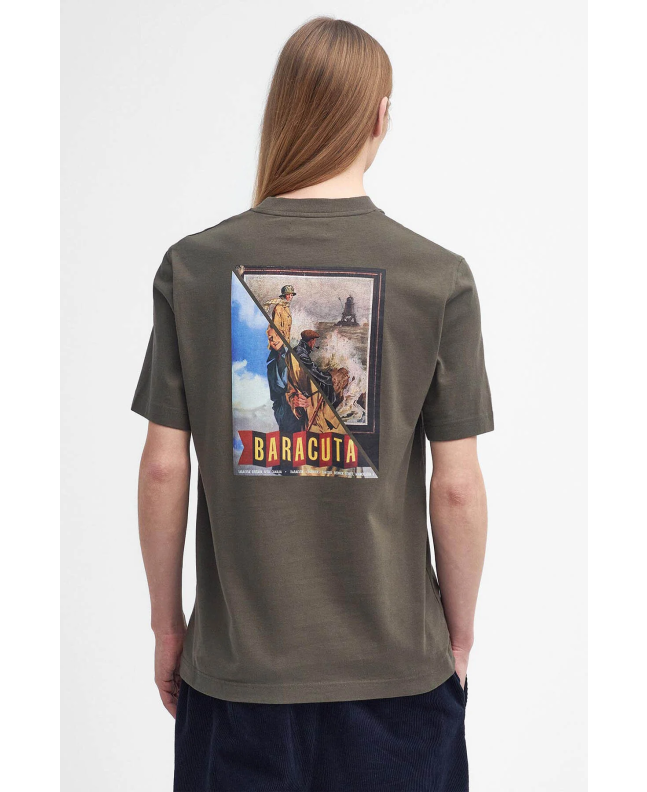 spezial madrid Barbour x Baracuta Archives Tee Uniform Green Envío gratis