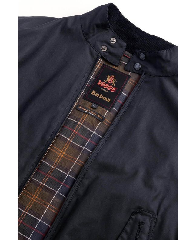 spezial madrid Barbour x Baracuta MA-1 Waxed Harrigton Jacket Archive Olive Último día