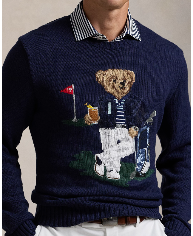 spezial madrid Polo Ralph Lauren Bear Performance Jumper RLX Refined Navy Solo hoy