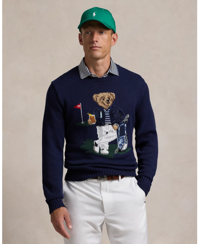 spezial madrid Polo Ralph Lauren Bear Performance Jumper RLX Refined Navy Solo hoy