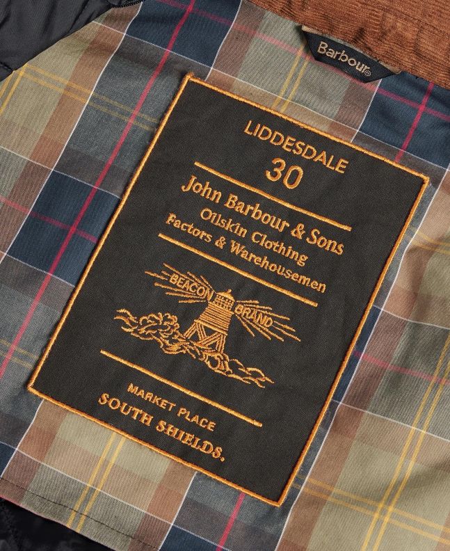 spezial madrid Barbour 30th Anniversary Liddesdale Quilted Jacket Classic Black Superdescuento