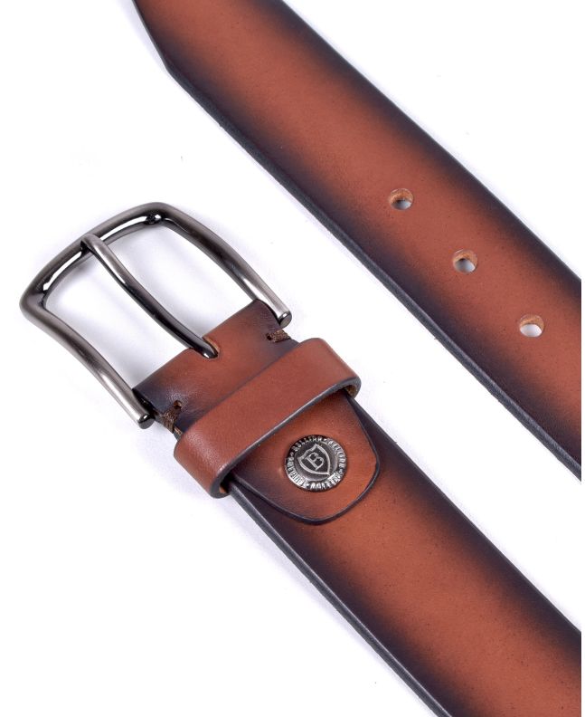 spezial madrid Bellido Jeans Leather Belt Brown Libre de impuestos