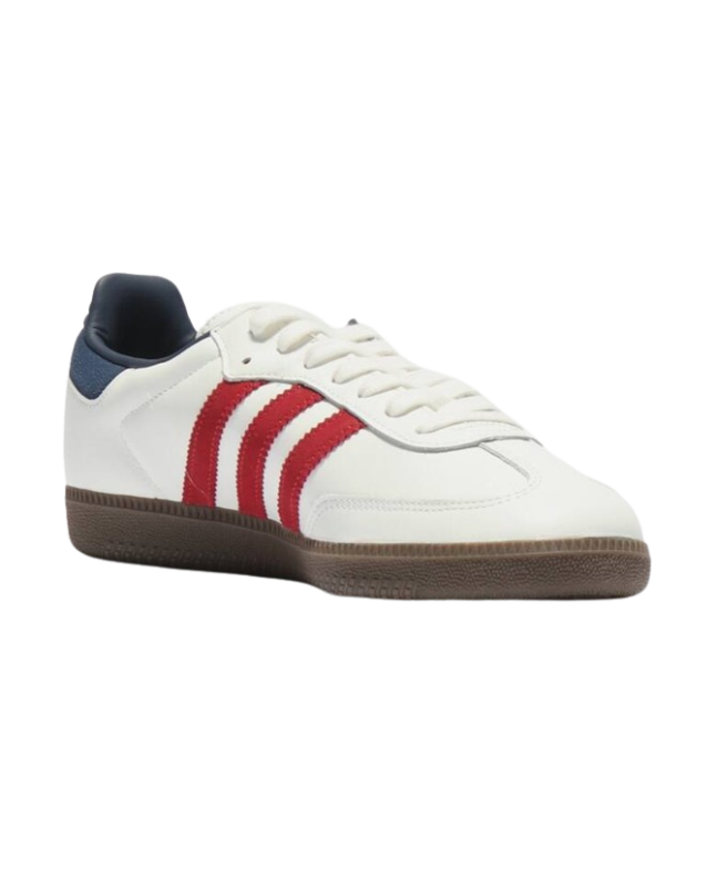 spezial madrid Adidas Samba OG Core White Team Victory Red & Night Indigo Ofertas